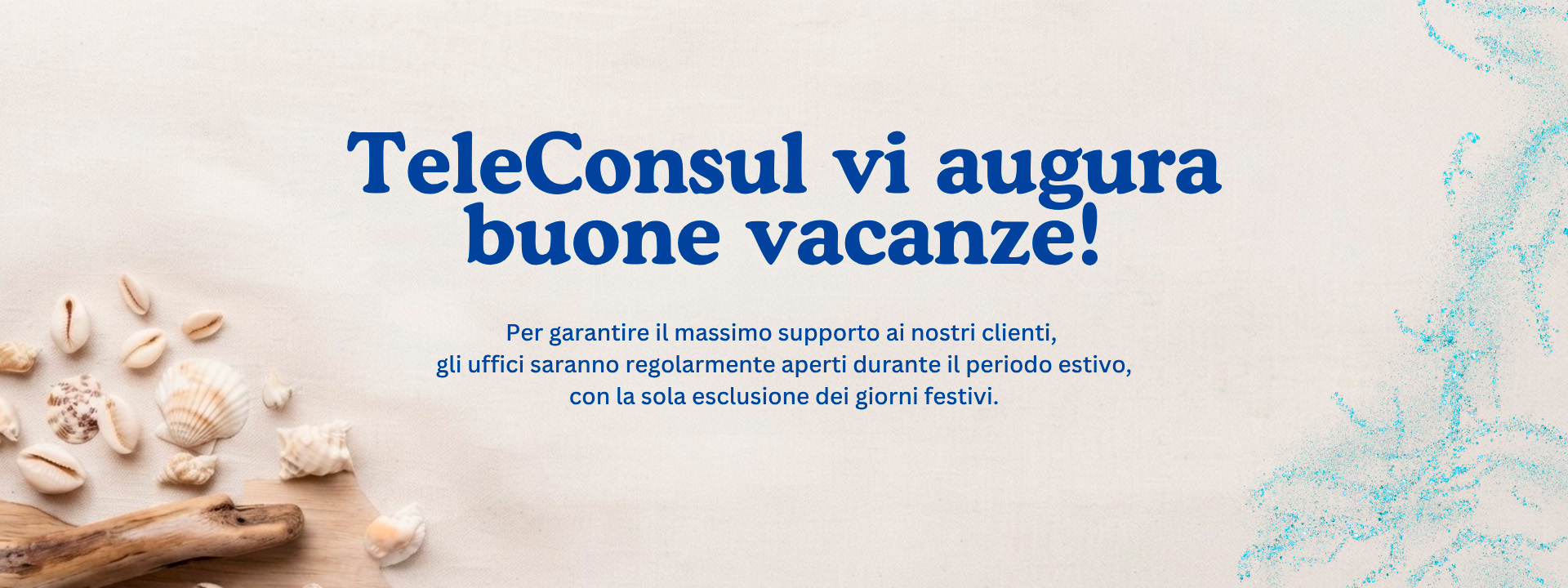 TeleConsul vi augura Buone Vacanze